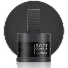 (Black) Hairline Powder, Hair Root Dye, Root Touch Up Powder, Instantly Hair Color Shadow Cover Gray Hair Root, 4g Hair Touch-Up Powder