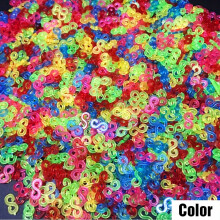 (200PCS Random Color) S Clips Rubber Band Clips Loom Clips for Loom Bracelets