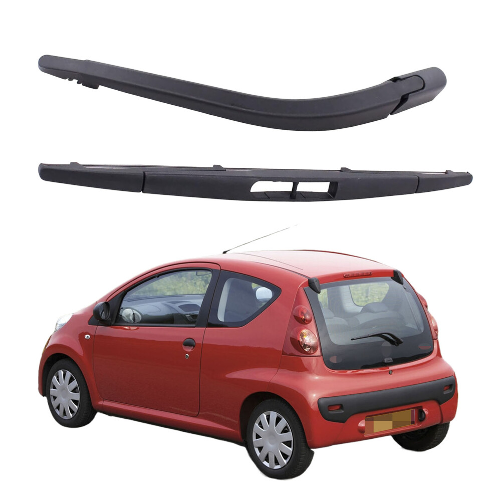 12" Rear Windshield Windscreen Washer Wiper Arm Blade Set For Peugeot 107 2005-2014 Car Accessories Accsesories 6935158902750