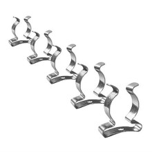 48-Piece Heavy Duty Spring Terry Clips for Tool Storage - Assorted Sizes