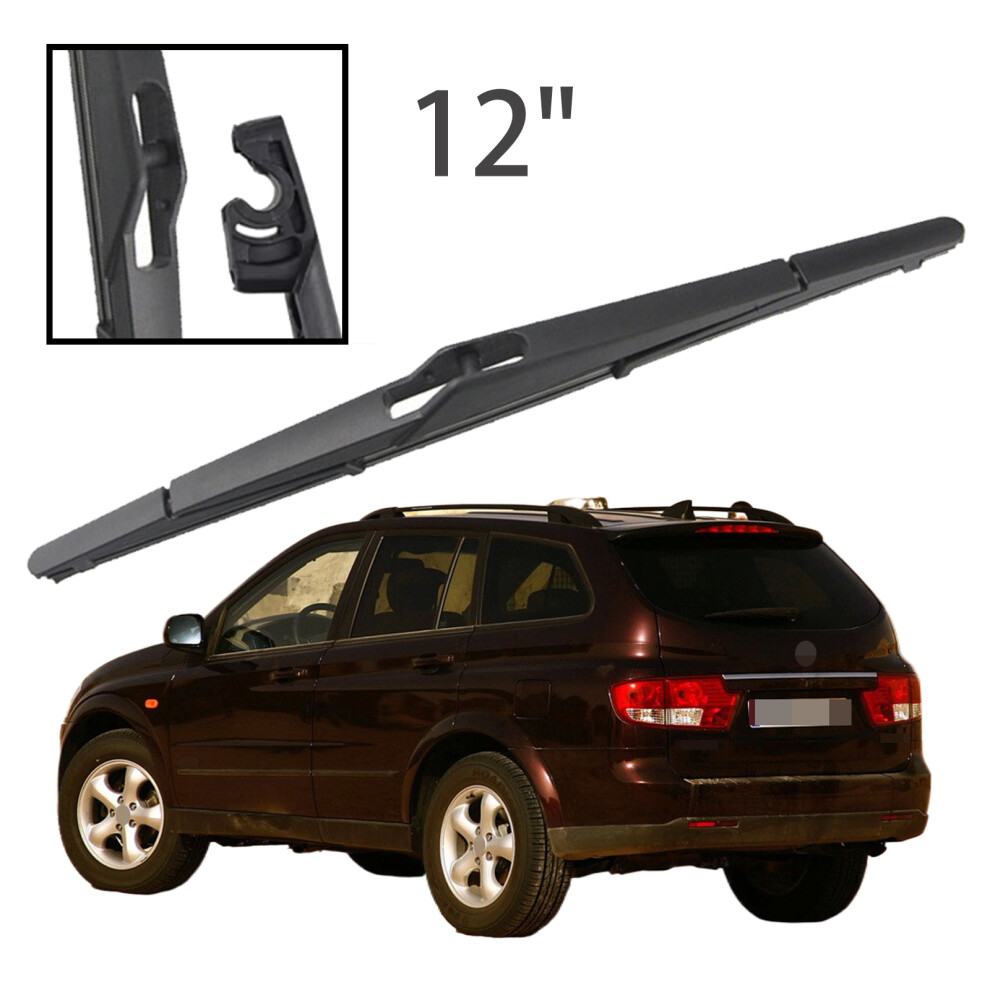 12" Rear Windshield Windscreen Washer Wiper Blade For Ssangyong Kyron 2007-2011 Car Accessories Accsesories 6935158903238