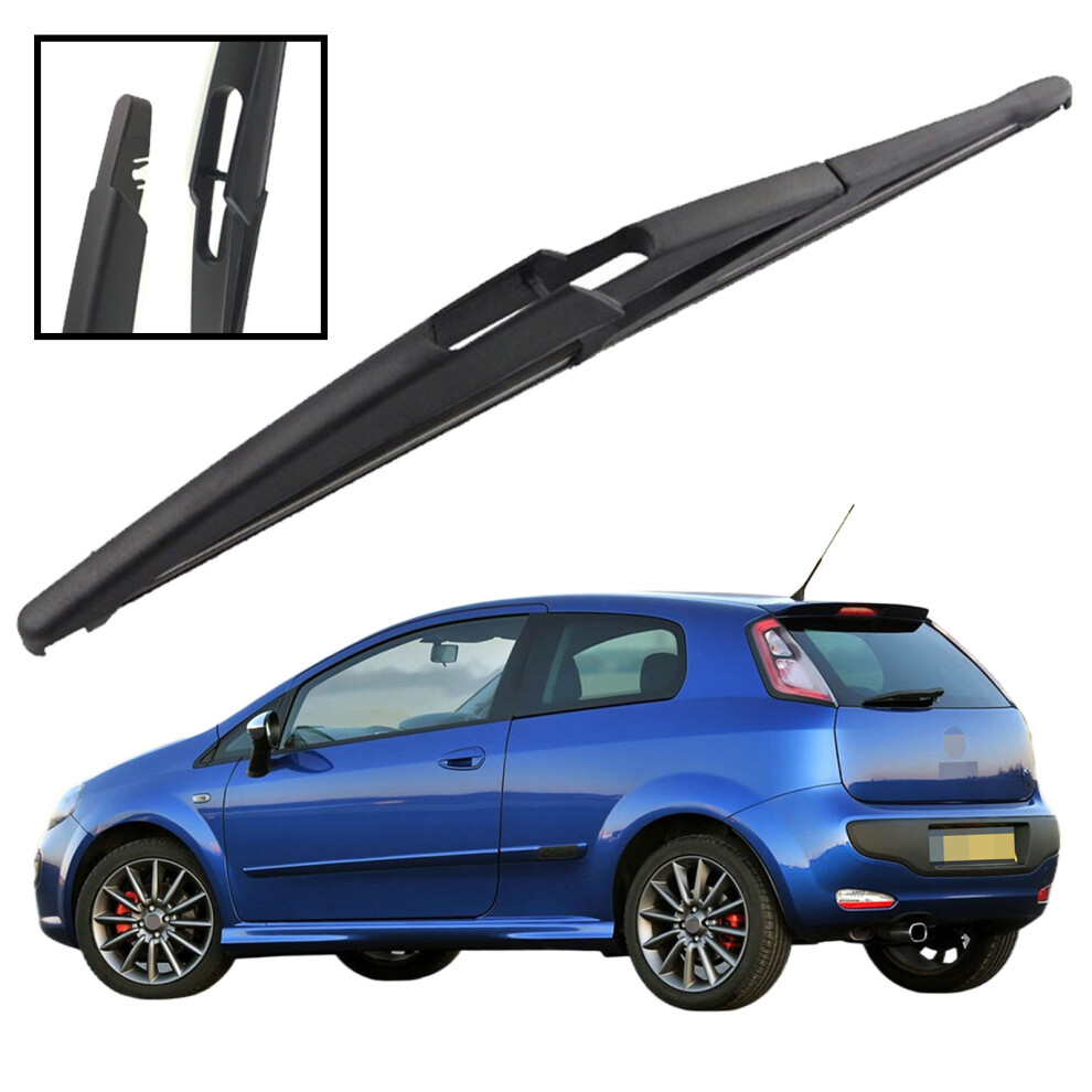 12" Rear Windshield Windscreen Washer Wiper Blade For Fiat Grande Punto 199 Punto Evo Car Accessories Accsesories 6935158903887