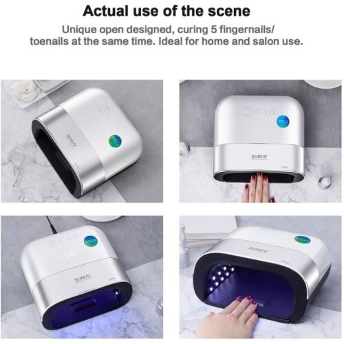 SPECOOL 48W Professional UV LED Nail Lamp for Drying Nail Polish with Automatic Sensor 1