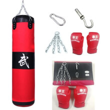 Boxing Bag - TRESOR - Kickboxing Kit - 1m - Gloves Included - 25cm Chain