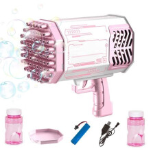 Bubble Machines - ZHUODIKE - Bubble Gun - 69 Holes - Light Effects