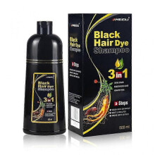 (Black)Hair Color Shampoo Hair Dye Shampoo Colors Hair in Minutes for Women and Men