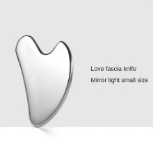 (Small size)Stainless Steel Gua Sha Facial Tools Metal Guasha Scraping Massage Tool Lympha