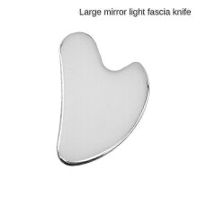 (Large size)Stainless Steel Gua Sha Facial Tools Metal Guasha Scraping Massage Tool Lympha
