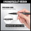 (Black)Natural Brow Eyebrow Pen, New 2-In-1 Dual-Ended Microblading Eyebrow Pencil, with Micro-Fork-Tip and Precise Brush-Tip 4