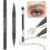 (Light Brown)Natural Brow Eyebrow Pen, New 2-In-1 Dual-Ended Microblading Eyebrow Pencil, with Micro-Fork-Tip and Precise Brush-Tip 2