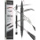 (Brown)Natural Brow Eyebrow Pen, New 2-In-1 Dual-Ended Microblading Eyebrow Pencil, with Micro-Fork-Tip and Precise Brush-Tip 1
