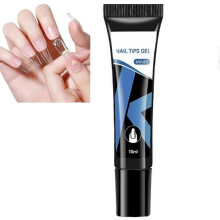 (3Pcs) Solid Nail Gel Glue for Press On Nails, Nail Glue Extra Strong, Gel Nail Glue for Nail Extensions Strengthening, Nail Bond Glue for False Nails