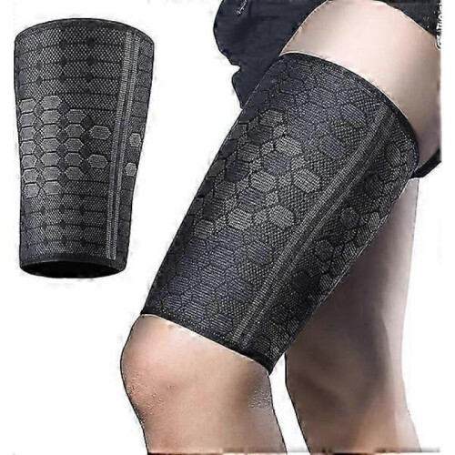 Thigh Compression Support Sleeve, 1Pcs Thigh Compression Sleeve, Hamstring Compression Sleeve for Muscle Injury and Strain Recovery