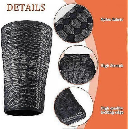 Thigh Compression Support Sleeve, 1Pcs Thigh Compression Sleeve, Hamstring Compression Sleeve for Muscle Injury and Strain Recovery 2