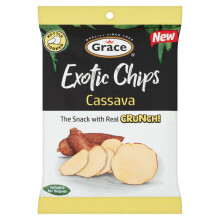 Grace Cassava Exotic Chips 75g (Pack of 8)