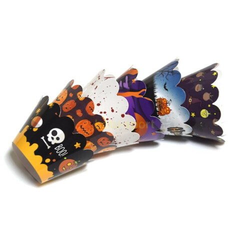 Halloween Decoration Cupcake Wrapper Cup Muffins Cake Toppers Hot 1