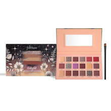 (1Pcs) Colorful Shiny Eyeshaow Palette, 18 Colors Makeup Eyeshaow Palette, Shimmer Glitter Eye Shadow, Eyeshadow Palette with Brush