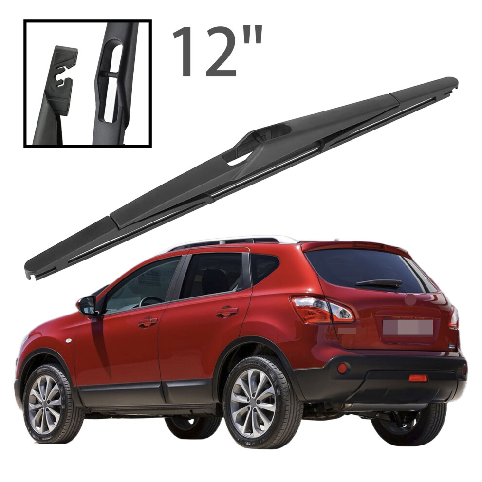 12" Rear Windshield Windscreen Washer Wiper Blade For Nissan Qashqai Dualis Qashqai 2 J10 2007-2013 Car Accessories Accsesories 6935158908523