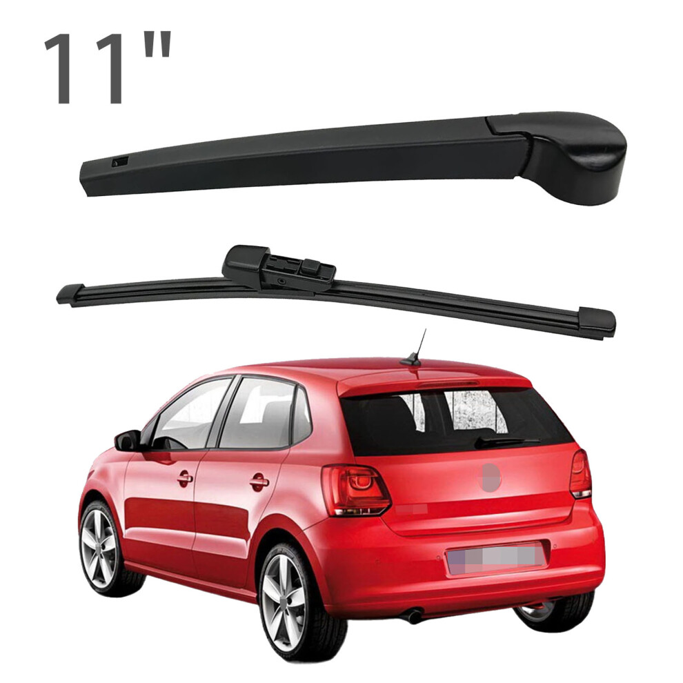 11" Rear Windshield Windscreen Washer Wiper Arm Blade Set Kit For Vw Polo 6C 6R1 Mk5 2009-2017 Car Accessories Accsesories 6935158905652