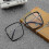 (Green) Big Frame Square Glasses 3