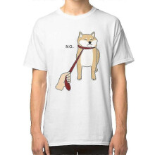 (S, white) Shiba Inu No T-shirt