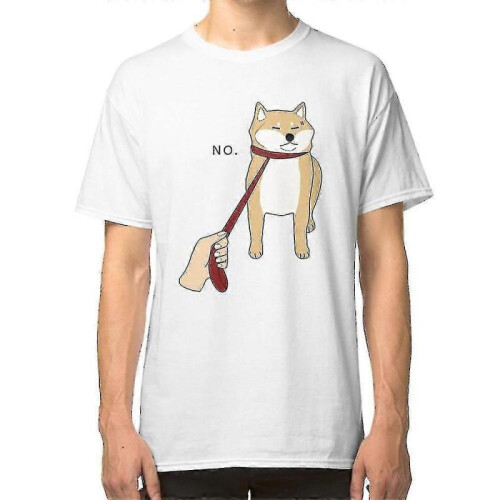 (S, white) Shiba Inu No T-shirt