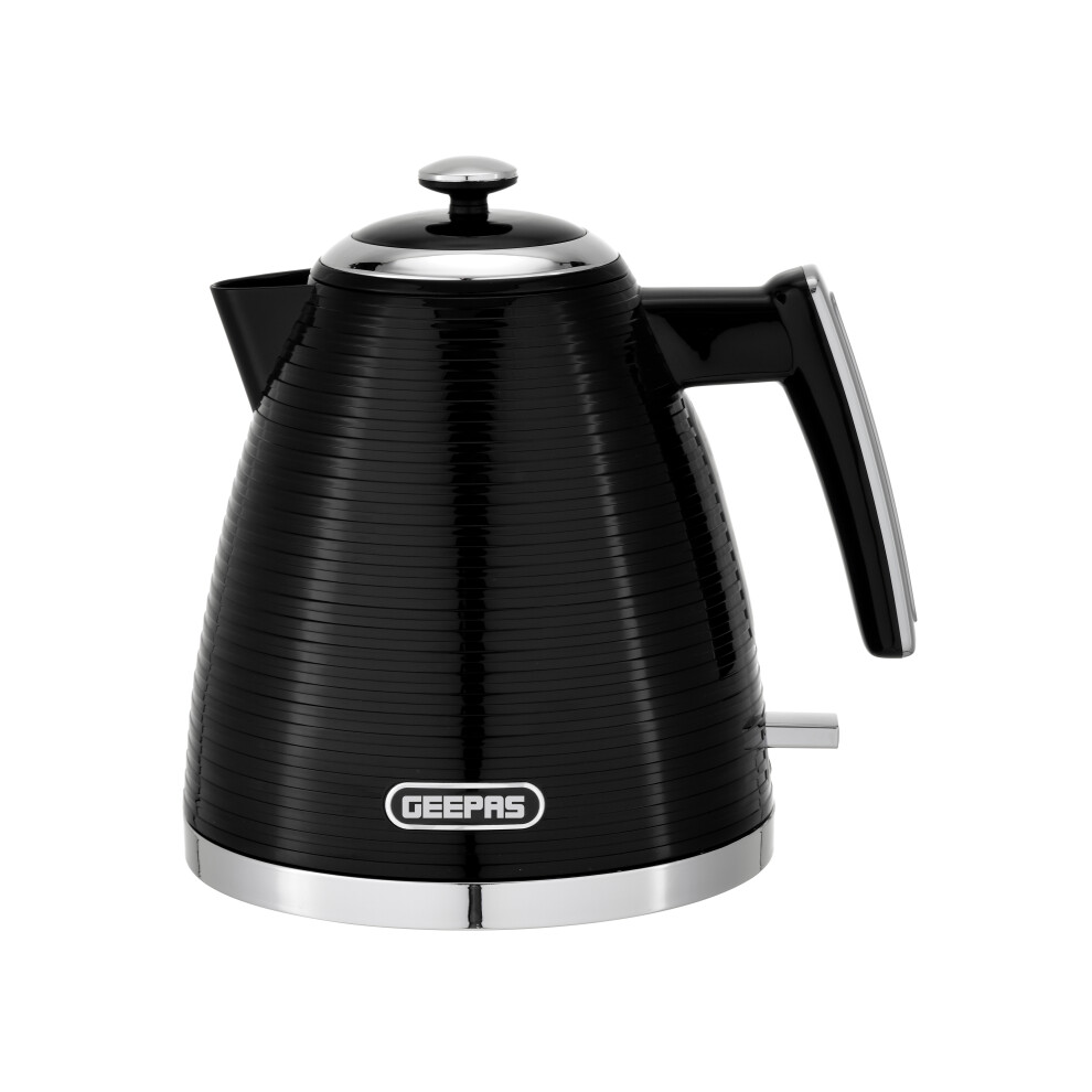 GEEPAS 1.7L Electric Kettle | Rapid Boil Cordless Jug Kettle for Hot Water Tea Coffee | Auto Shut-Off 360Â° Swivel Base Boil Dry Protection