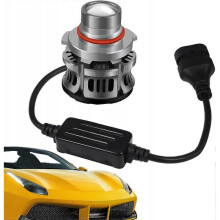 (9005) Fog Light Bulb, Led Fog Light Full Angle Illumination, 50w 2400lm Halogen Lamps Replacement With Cooling Fan, Plug & Play