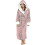 (M, Purple) Women's Long Sleeve Hooded Bathrobe Tw 4