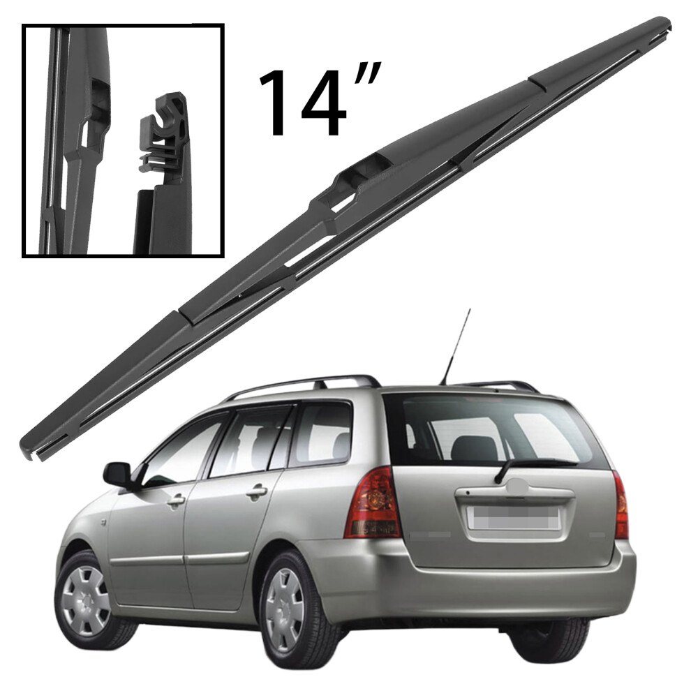 14" Rear Windshield Windscreen Washer Wiper Blade For Toyota Corolla Hatchback Wagon E120 2001-2007 Car Accessories Accsesories 6935158905256