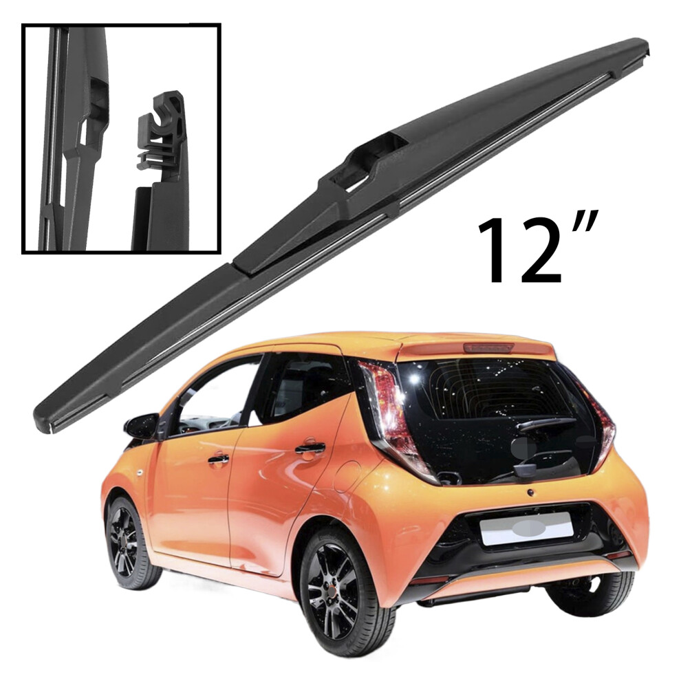12" Rear Windshield Windscreen Washer Wiper Blade For Toyota Aygo Mk2 2014-2022 Car Accessories Accsesories 6935158905812