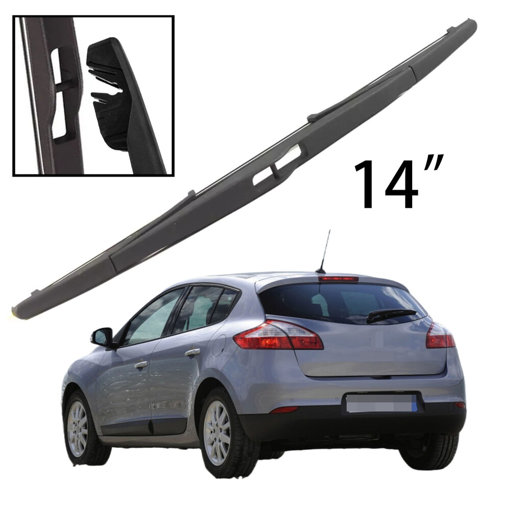 14" Rear Windshield Windscreen Washer Wiper Blade For Renault Megane Iii Mk3 Hatchback 2008-2016 Car Accessories Accsesories 6935158905973