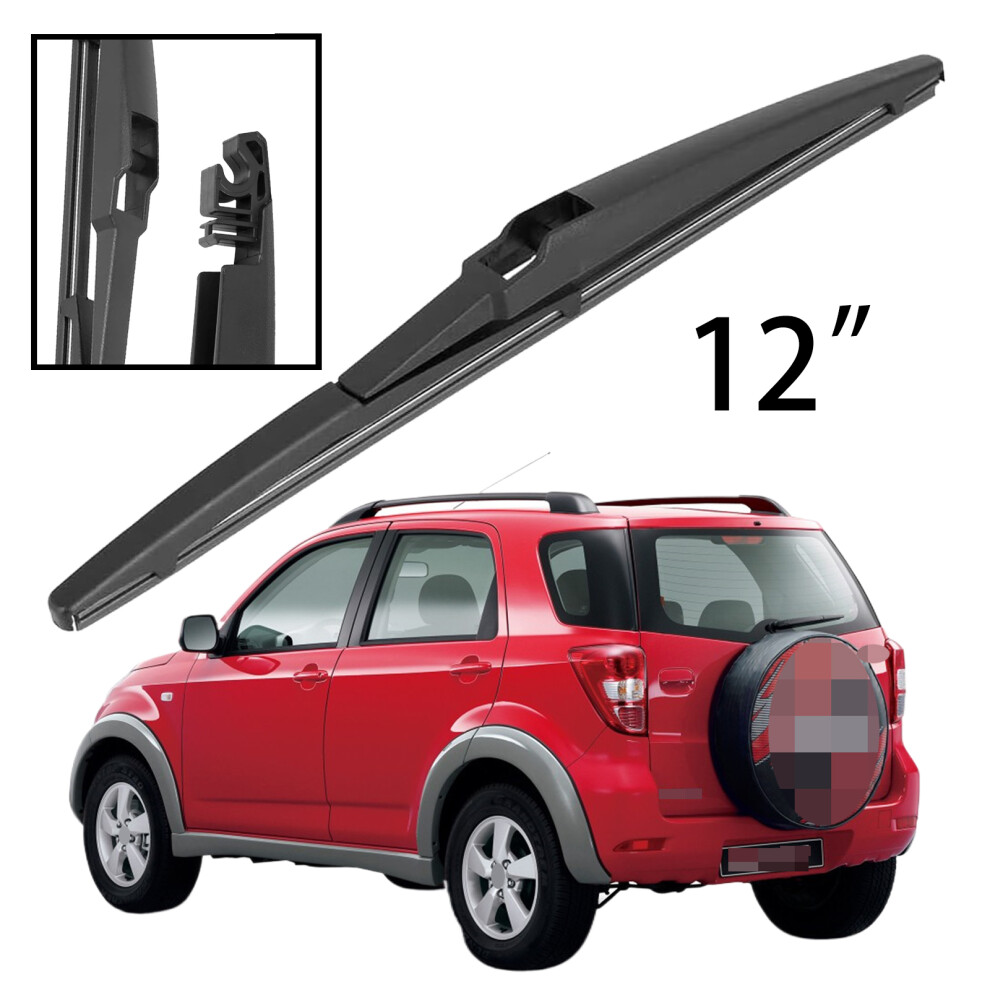 (12 Inches) 12" Rear Windshield Windscreen Washer Wiper Blade For Daihatsu Terios Mk2 J200 F700 2006-2017 Car Accessories Accsesories 6935158908011