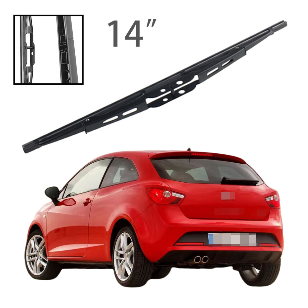 (14Inch) 14" Rear Windshield Windscreen Washer Wiper Blade For Seat Ibiza 6J 6L St 2006-2012 Car Accessories Accsesories 6935158908141