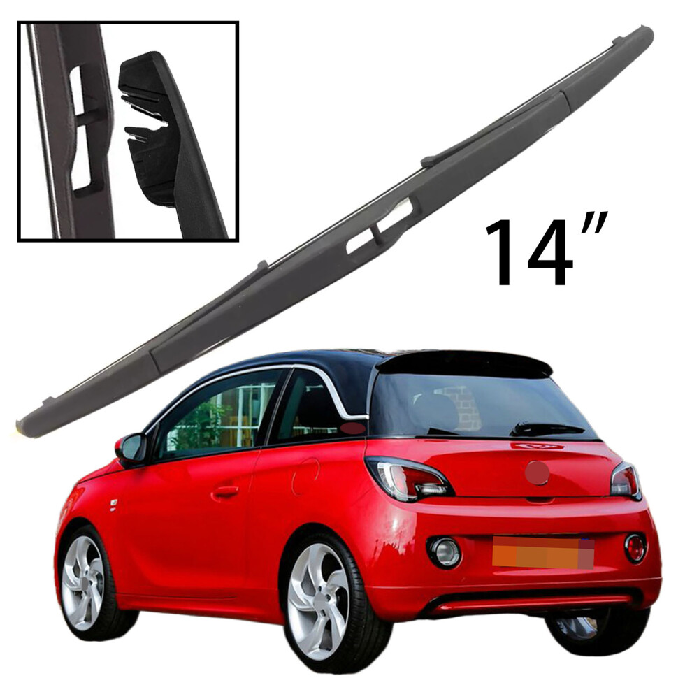 (14Inch) 14" Rear Windshield Windscreen Washer Wiper Blade For Opel Vauxhall Adam 2012-2019 Car Accessories Accsesories 6935158909032