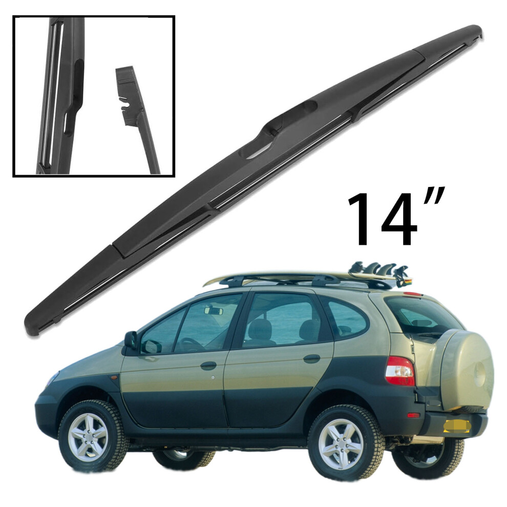 14" Rear Windshield Windscreen Washer Wiper Blade For Renault Scenic Rx4 I Mk1 2000-2003 Car Accessories Accsesories 6935158901623