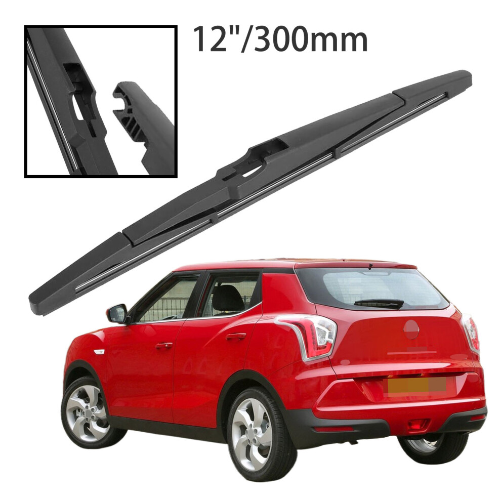 12" Rear Windshield Windscreen Washer Wiper Blade For Ssangyong Tivoli Hatchback 2015-2020 Car Accessories Accsesories 6935158903559