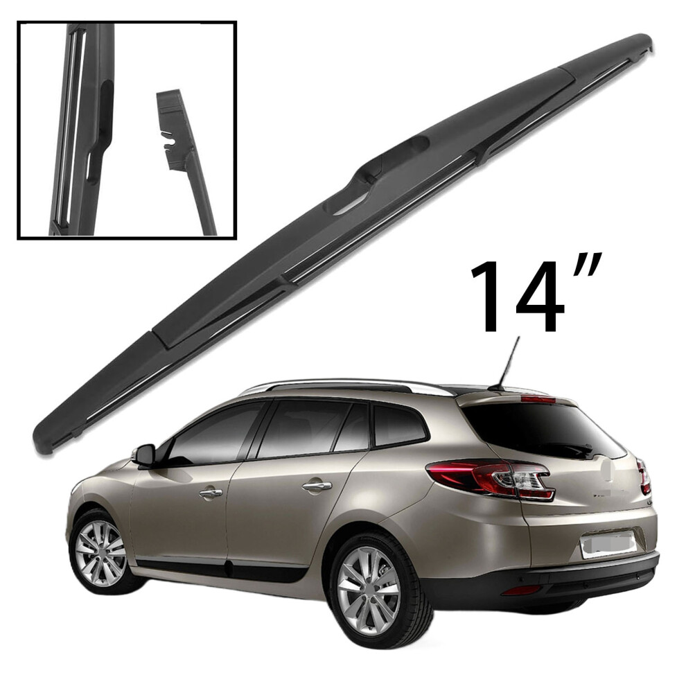 14" Rear Windshield Windscreen Washer Wiper Blade For Renault Megane I Iii 1 & 3 Grandtour 2008-2016 Car Accessories Accsesories 6935158904082