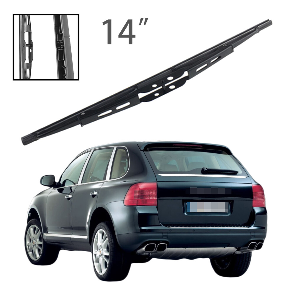 14" Rear Windshield Windscreen Washer Wiper Blade For Porsche Cayenne 955 957 2002-2010 Car Accessories Accsesories 6935158904129