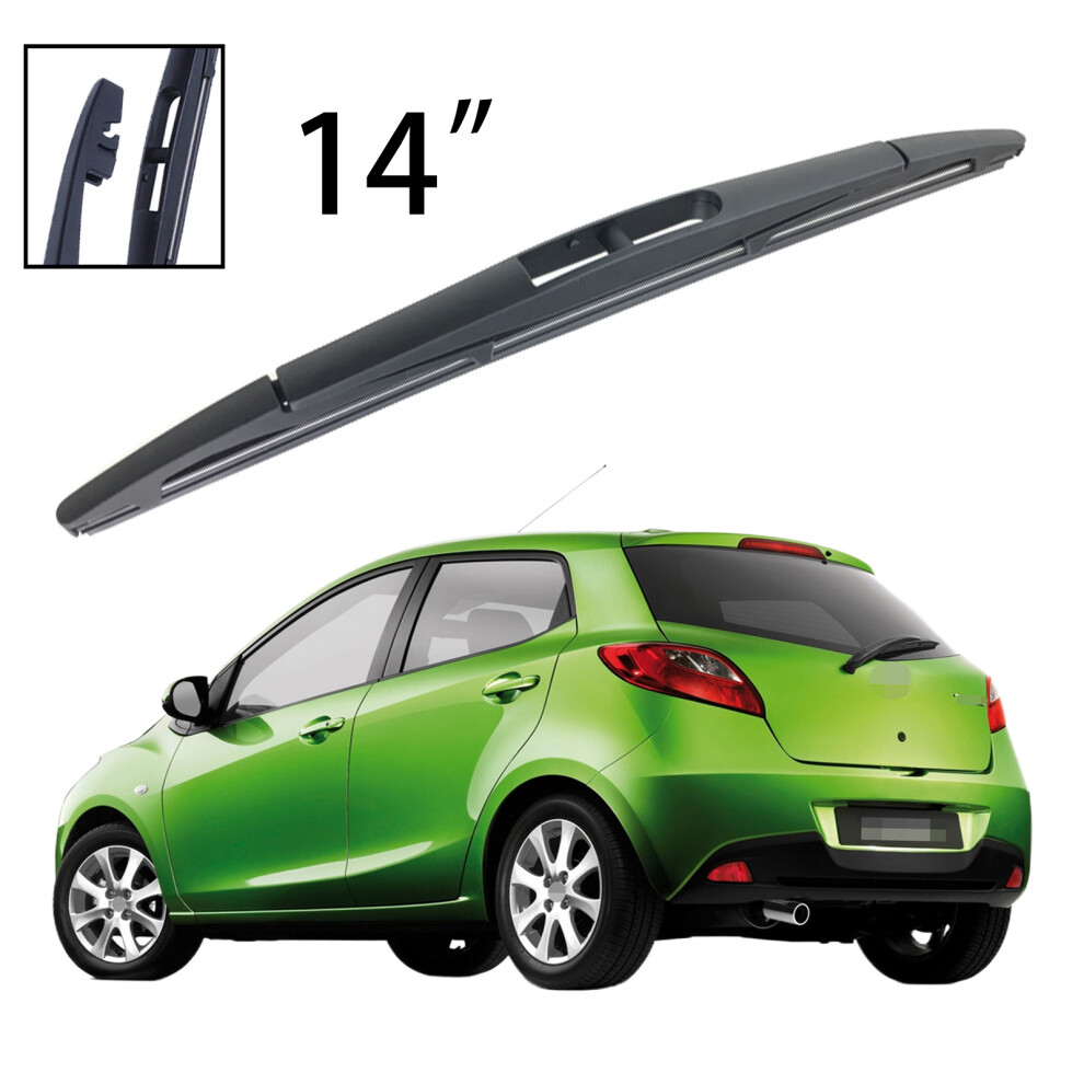 14" Rear Windshield Windscreen Washer Wiper Blade For Mazda2 Mazda 2 Demio Dy De 2003-2023 Car Accessories Accsesories 6935158903306