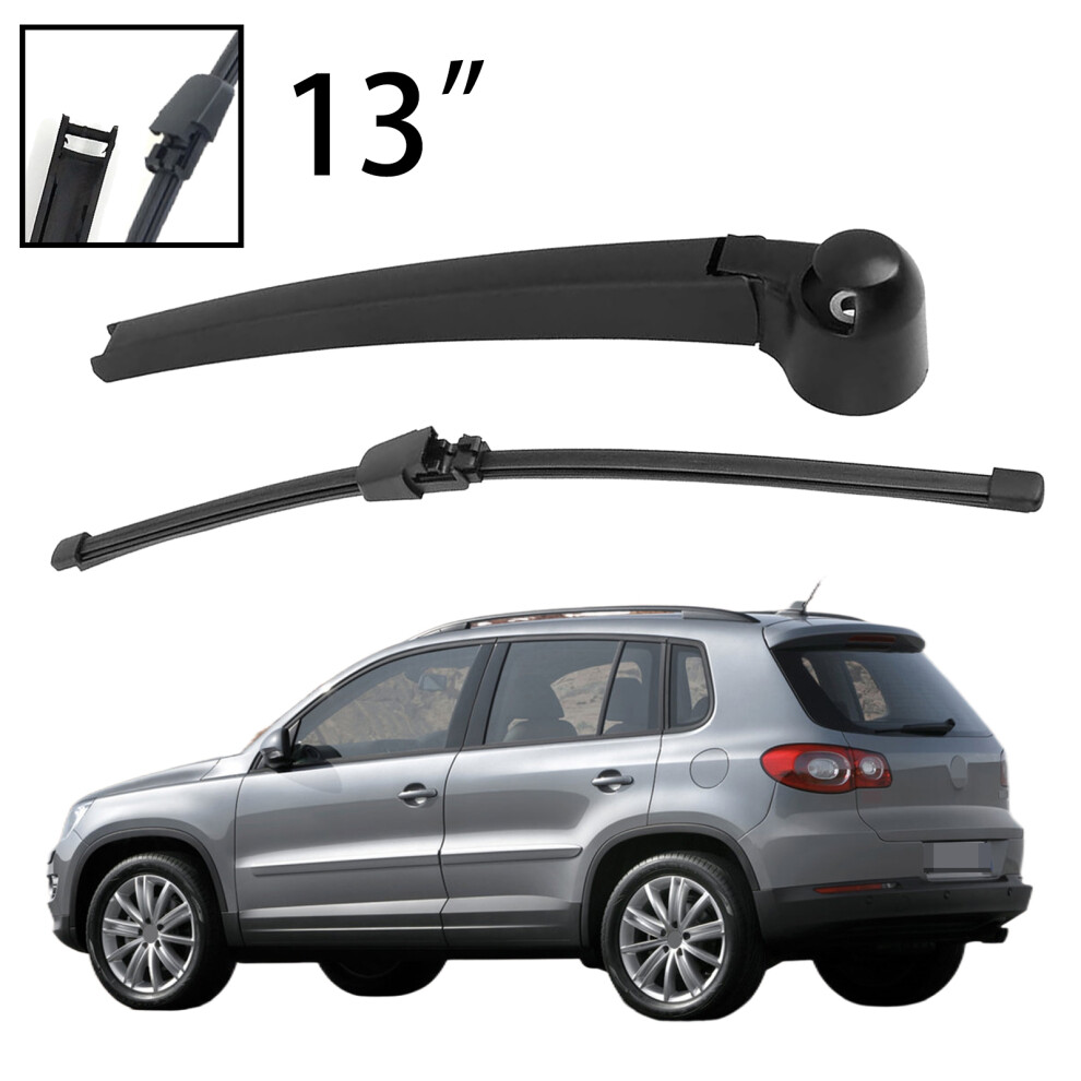 13" Rear Windshield Windscreen Washer Wiper Arm Blade Set For Vw Tiguan Mk1 2007-2016 Car Accessories Accsesories 6935158903320