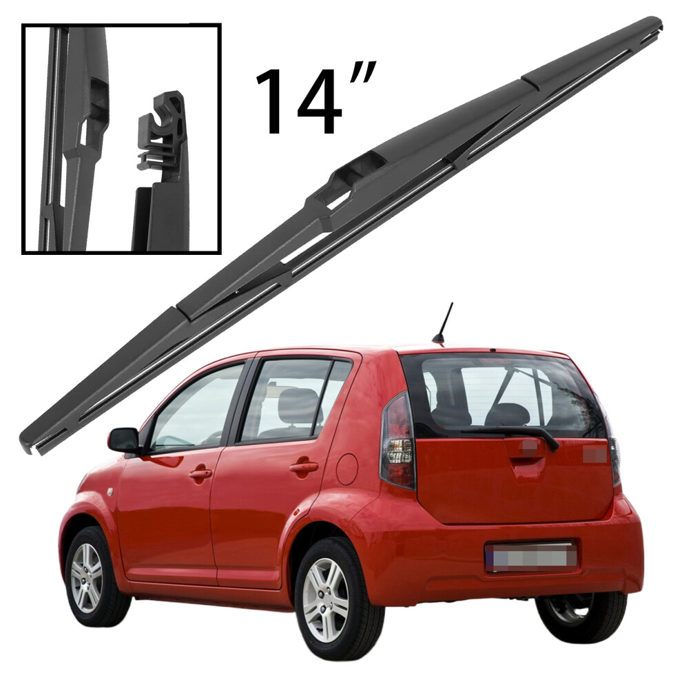 14" Rear Windshield Windscreen Washer Wiper Blade For Daihatsu Sirion Ii Mk2 2004-2012 Car Accessories Accsesories 6935158903511