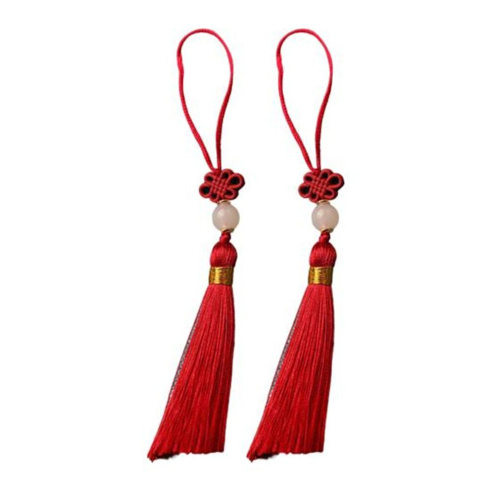(Other) Tassel Pendents With Lanyard Washable Colorfast Comfortable Touch Diy Chinese Knot Tassel