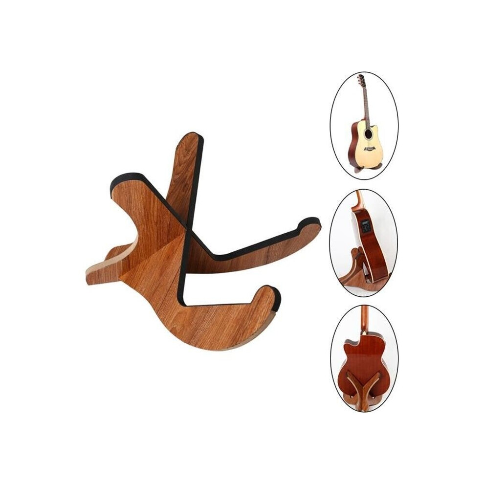 Guitar Stand Universal Wooden Guitar Stand, String Instrument Holder, X-Frame Style