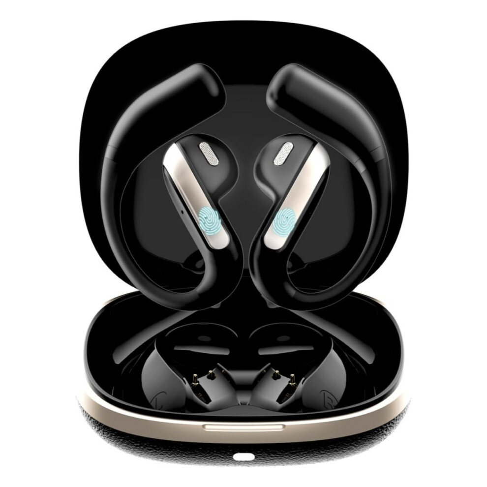 2025 Sport Earbuds W/Earhooks - Bluetooth 5.3, Enc Mic, Waterproof, Stereo Bass For Running/Workout (Black) Black 9122581854788