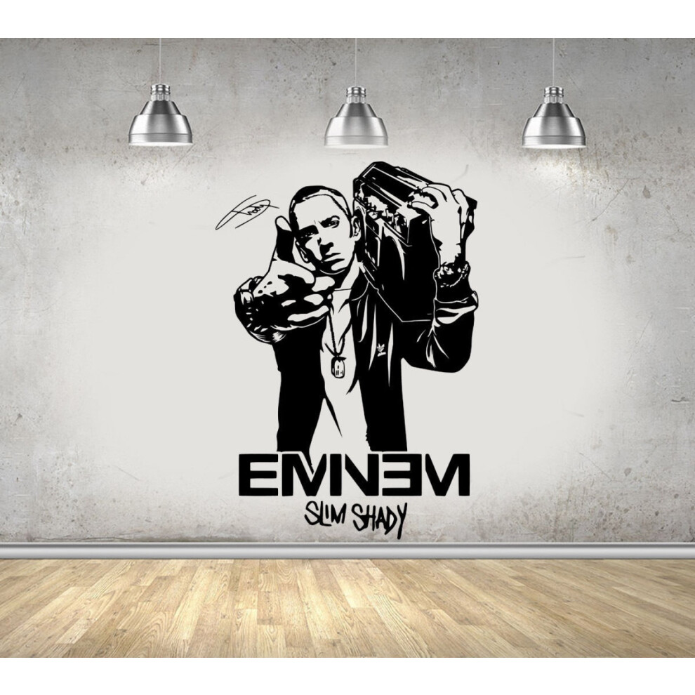 Decorative Stickers Mural Eminem Rapper Sticker Vinyl Wall Decal Sticker Wallpaper