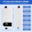 Durchlauferhitzer Dusche 220V Badezimmer Wasserhahn 5500W EU Stecker 2