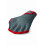 Speedo Aqua Fit Training Schwimmhandschuhe XL Kohle/Rot 1