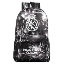 Graffiti Real Madrid Uefa Champions League Umhängetasche Fan-Rucksack Schüler Schulaufbewahrungstasche
