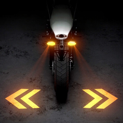 LED-Sequential-Blinker für Motorrad und Roller – Ultrahelle 12-V-Blinker mit dynamischer Flussprojektion